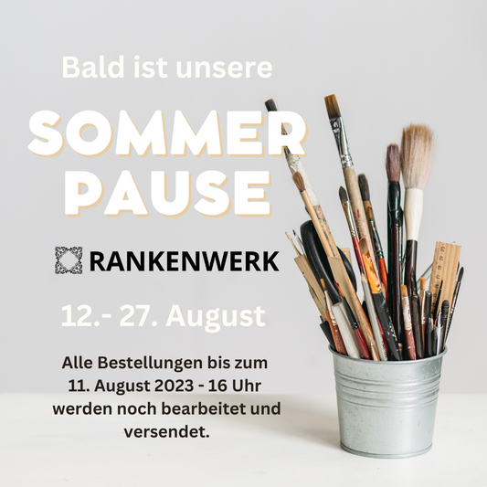 Sommerpause 12. - 27. August 2023