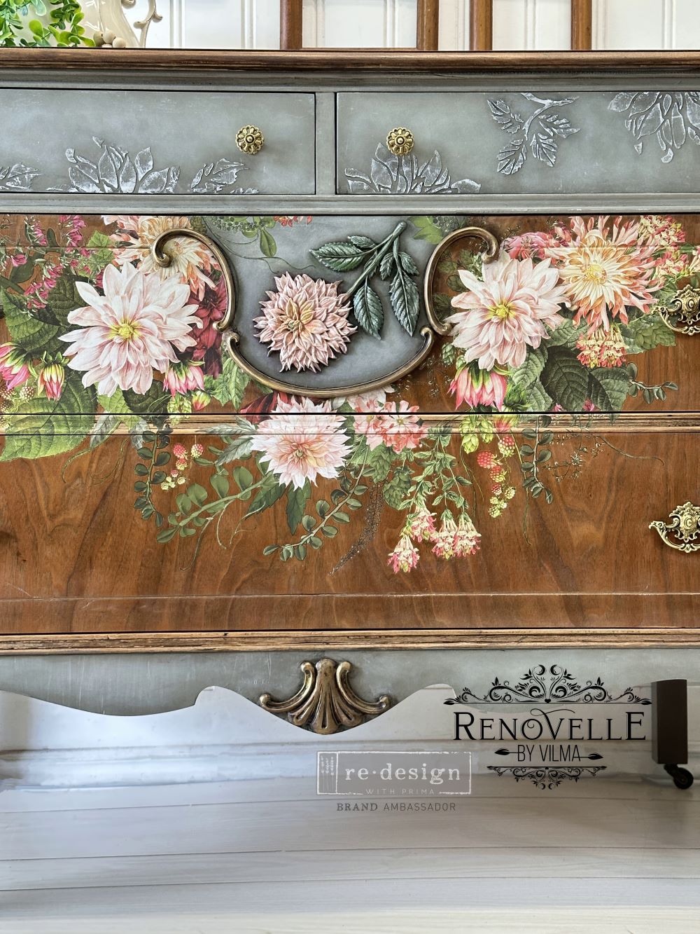 Silikonformen | Redesign - Decor Mould - Sweet Dahlia