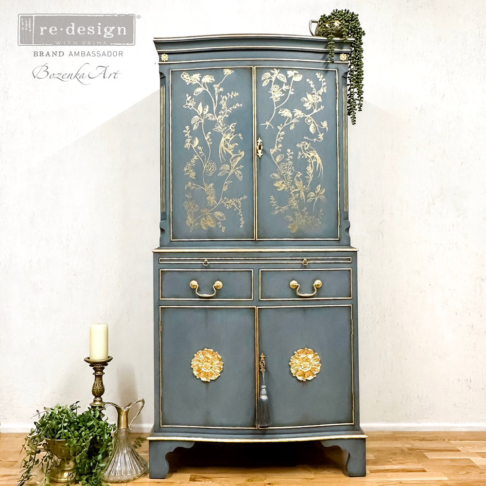Transferfolien | Redesign Transfer - A Bird Song - Goldfoil Kacha
