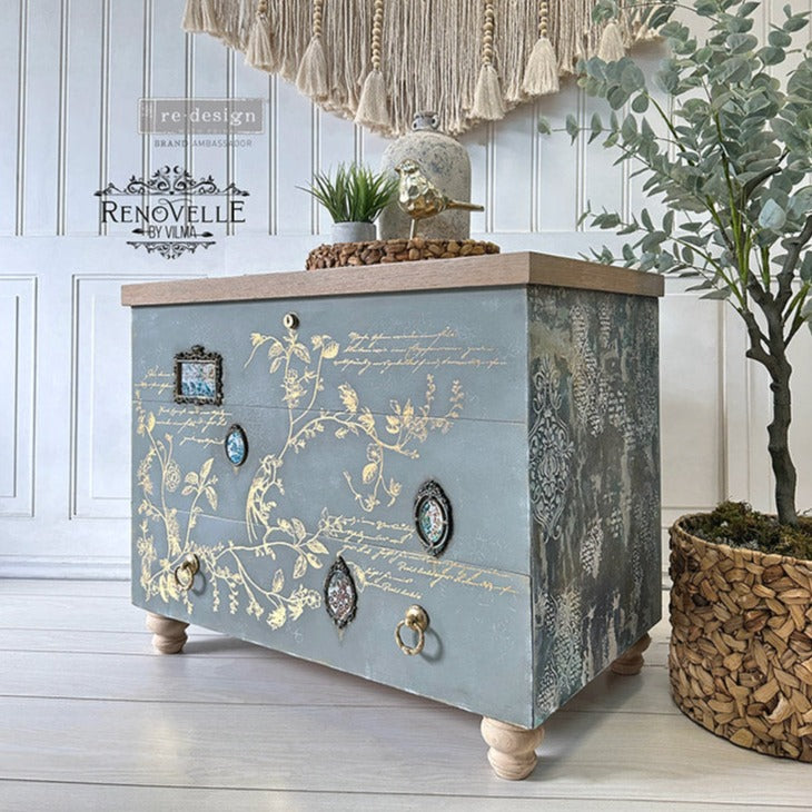 Transferfolien | Redesign Transfer - A Bird Song - Goldfoil Kacha