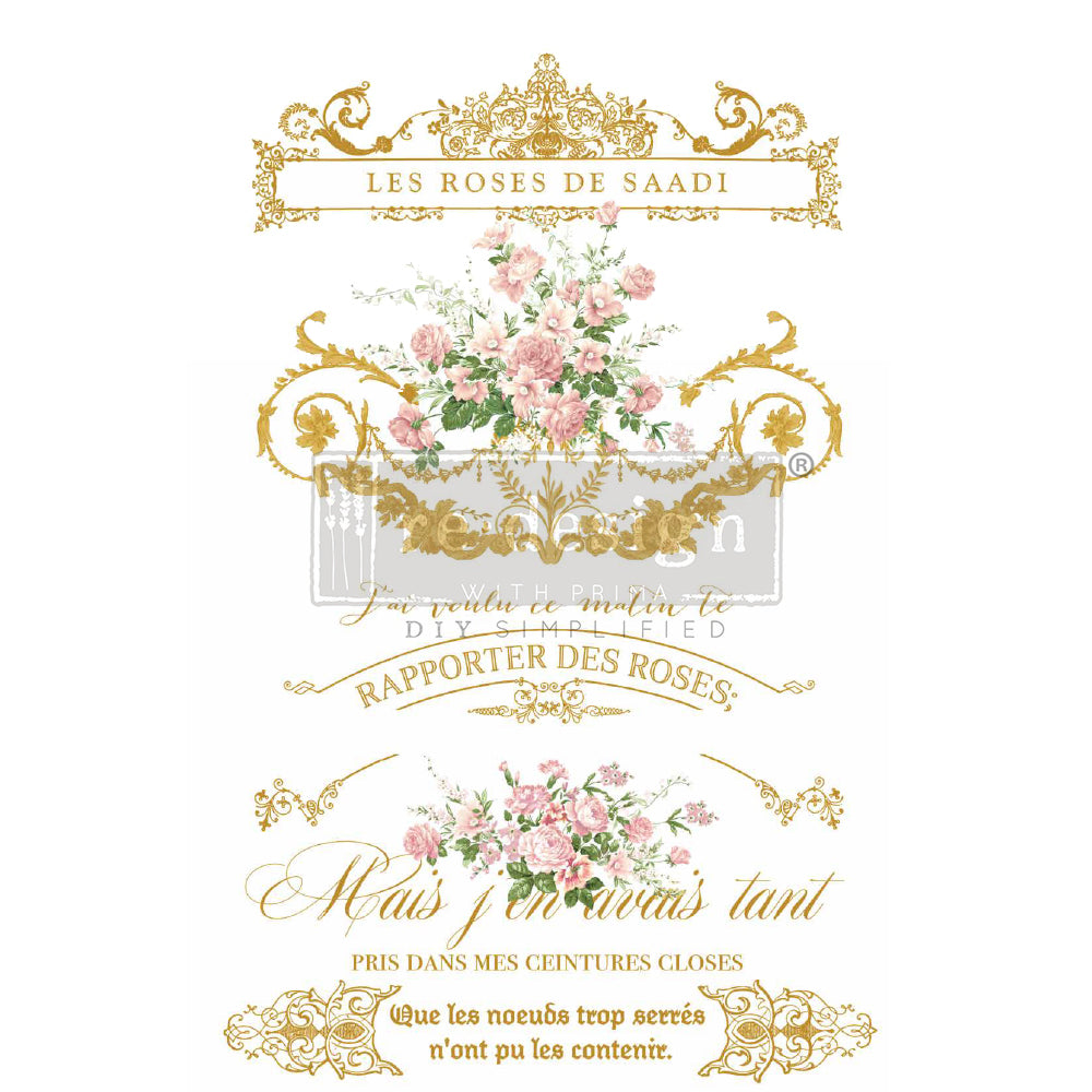 Transferfolien | Redesign Transfer - Les Roses - Kacha