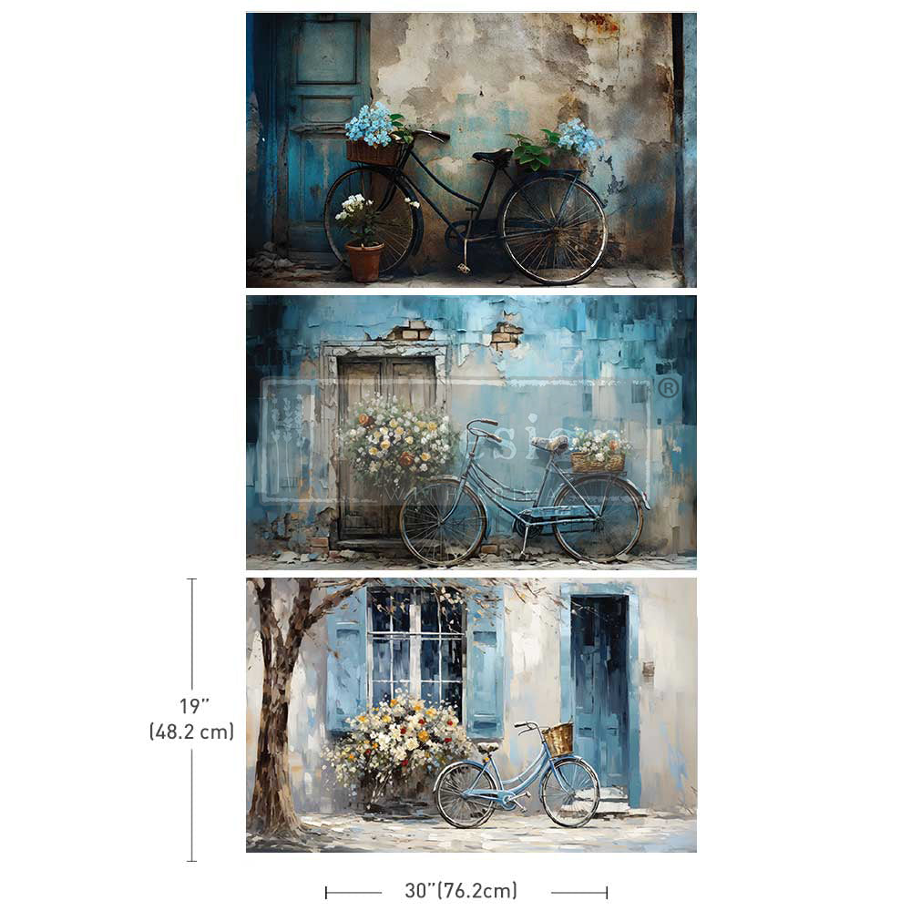 Decoupage Papier | Redesign 3er Set - Bike Break