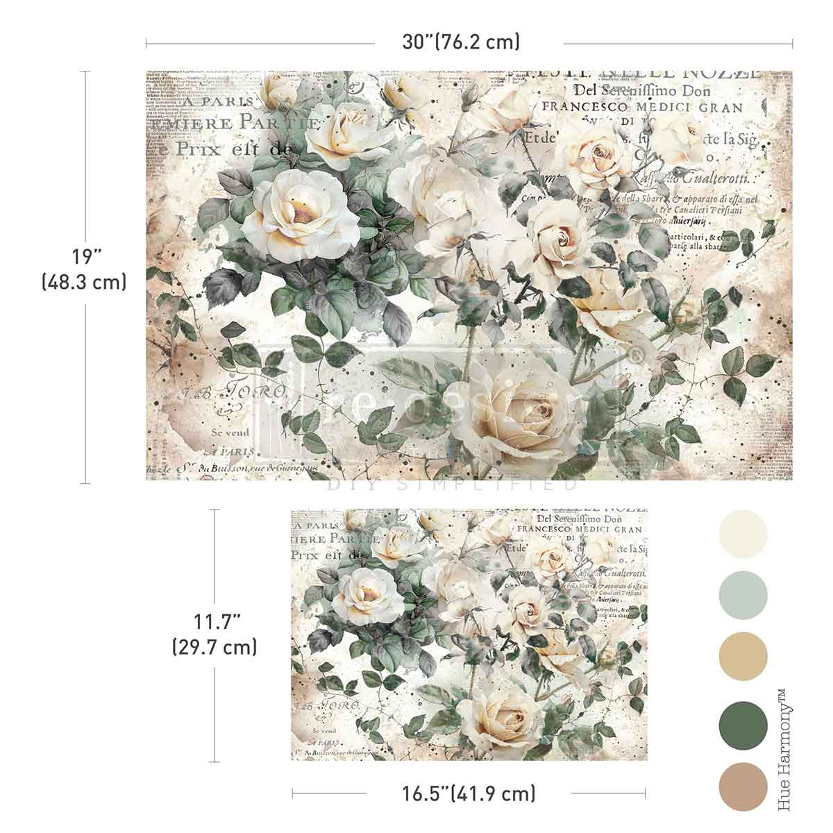 Decoupage Papier | Redesign 2er Set - My Garden Whimsy