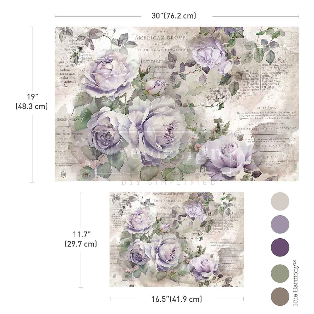 Decoupage Papier | Redesign 2er Set - Soft Veil