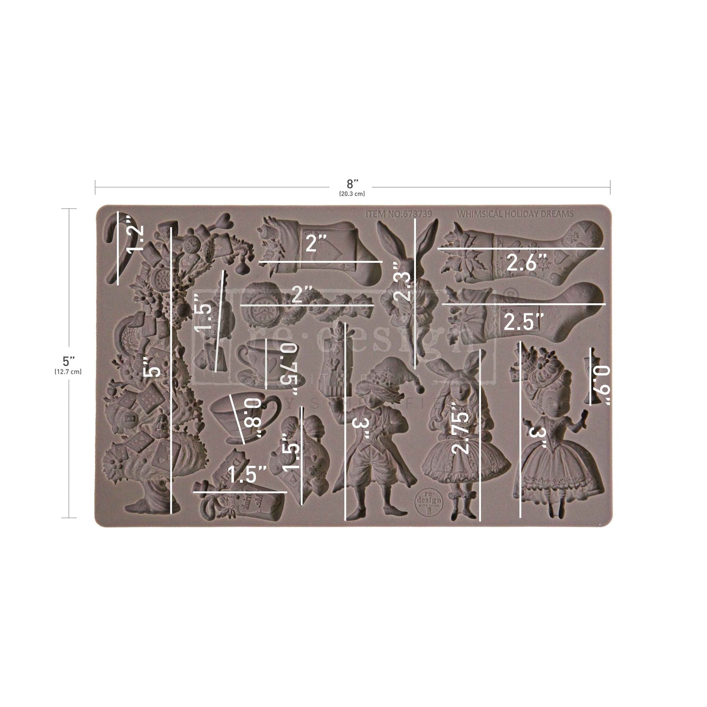 Silikonformen | Redesign - Decor Mould - Whimsical Holiday Dreams