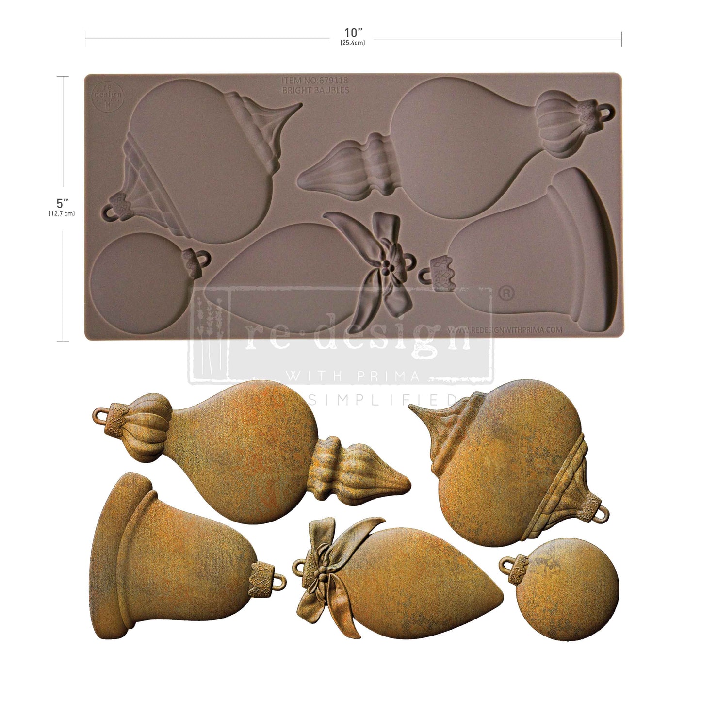 Silikonformen | Redesign - Decor Mould - Bright Baubles