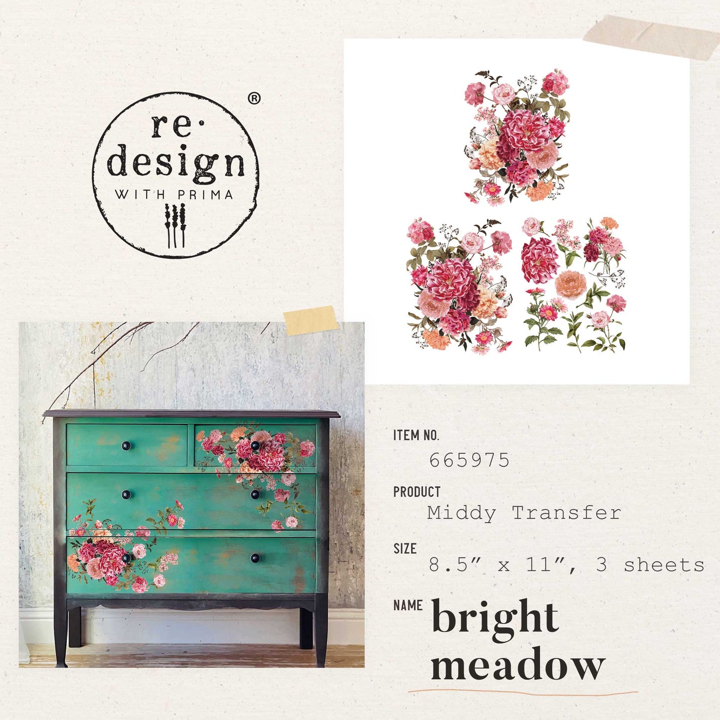 Transferfolien | Redesign Transfer - Bright Meadow