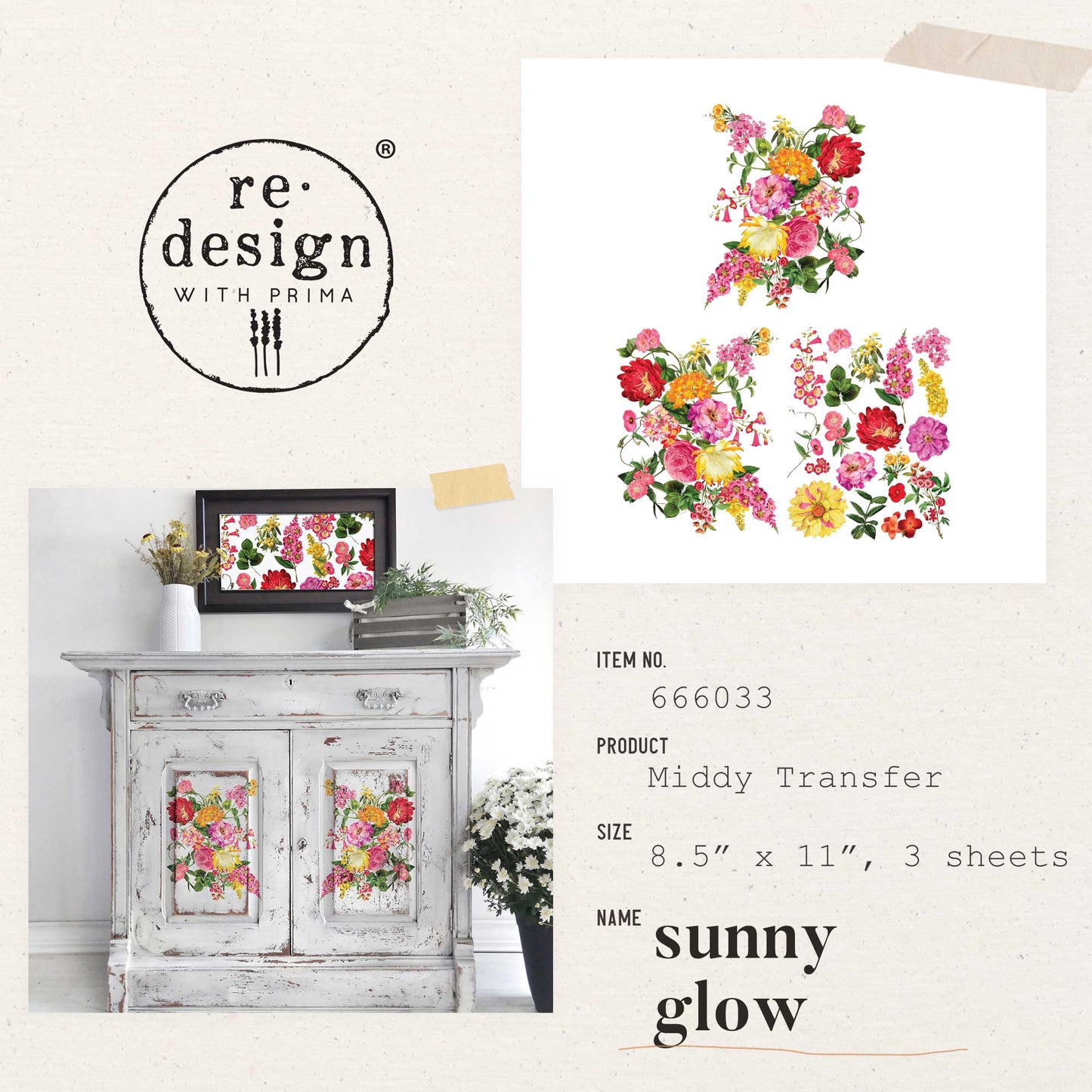 Transferfolien | Redesign Transfer - Sunny Glow