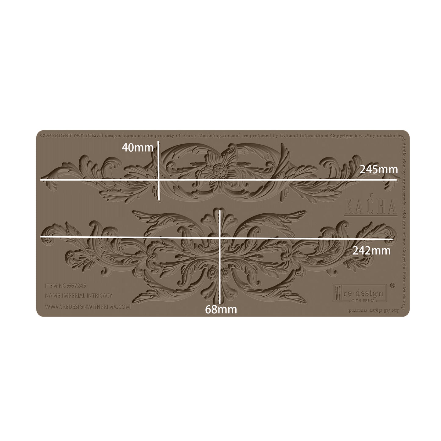Silikonformen | Redesign - Decor Mould - Imperial Intricacy - Kacha