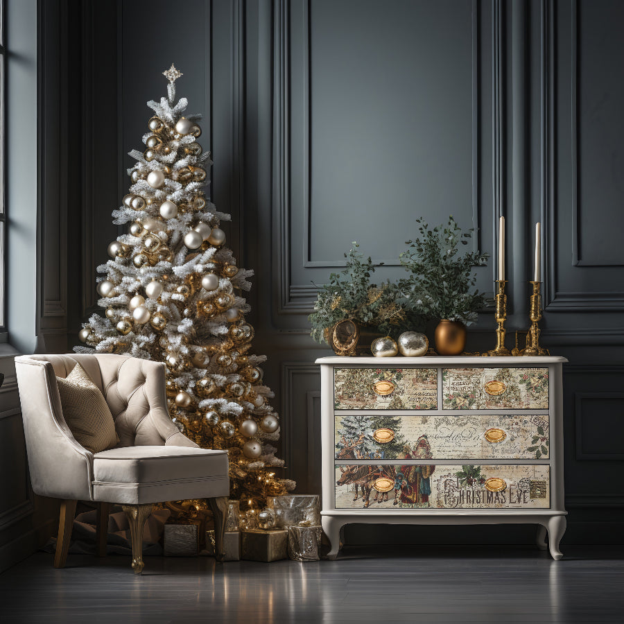 Decoupage Papier | Redesign 3er Set - Holly Jolly Hideaway