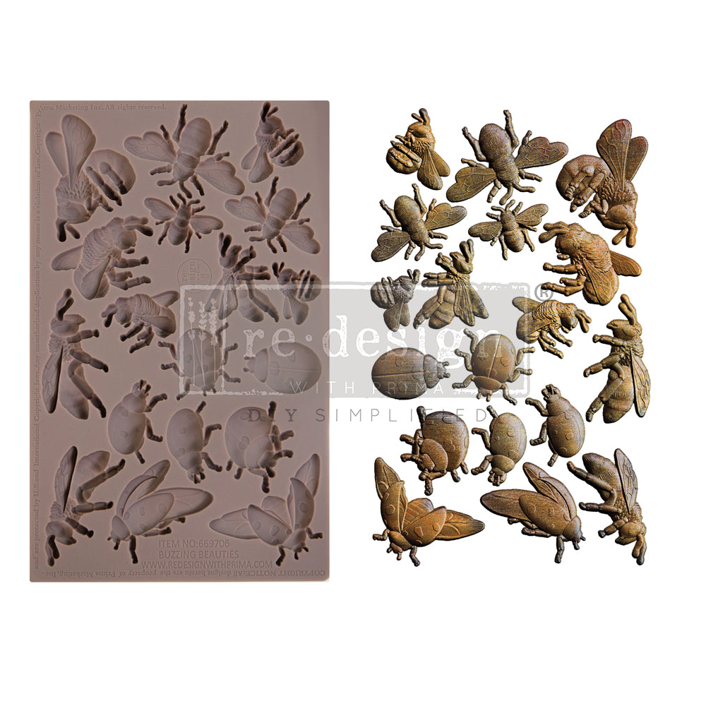 Silikonformen | Redesign - Decor Mould - Buzzing Beauties