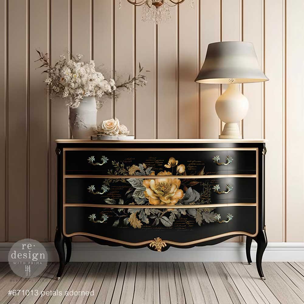 Decoupage Papier | Redesign 3er Set - Petals Adorned