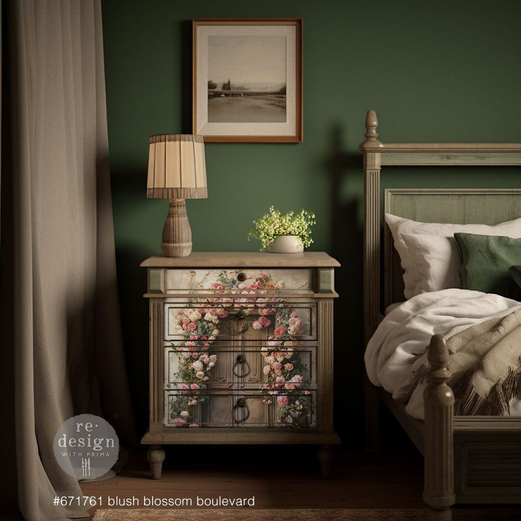 Decoupage Papier | Redesign 3er Set - Blush Blossom Boulevard