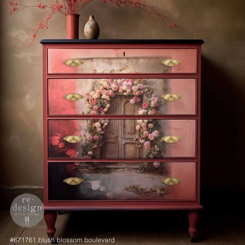 Decoupage Papier | Redesign 3er Set - Blush Blossom Boulevard