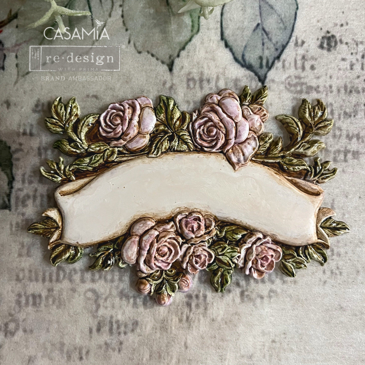 Silikonformen | Redesign - Decor Mould - Blooming Banners