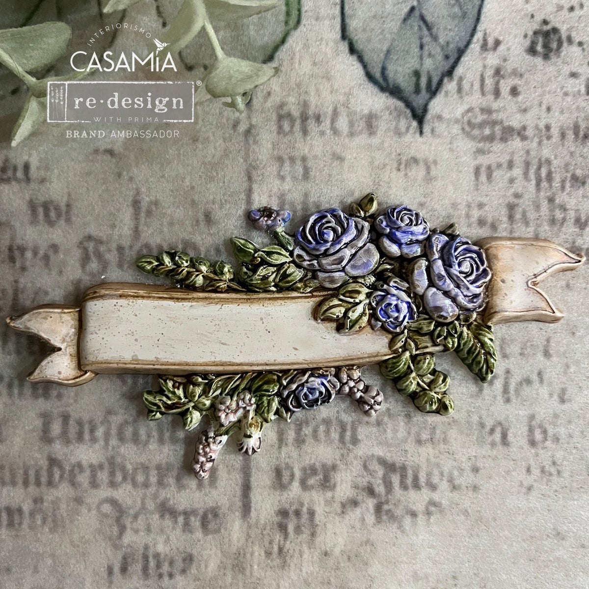 Silikonformen | Redesign - Decor Mould - Blooming Banners