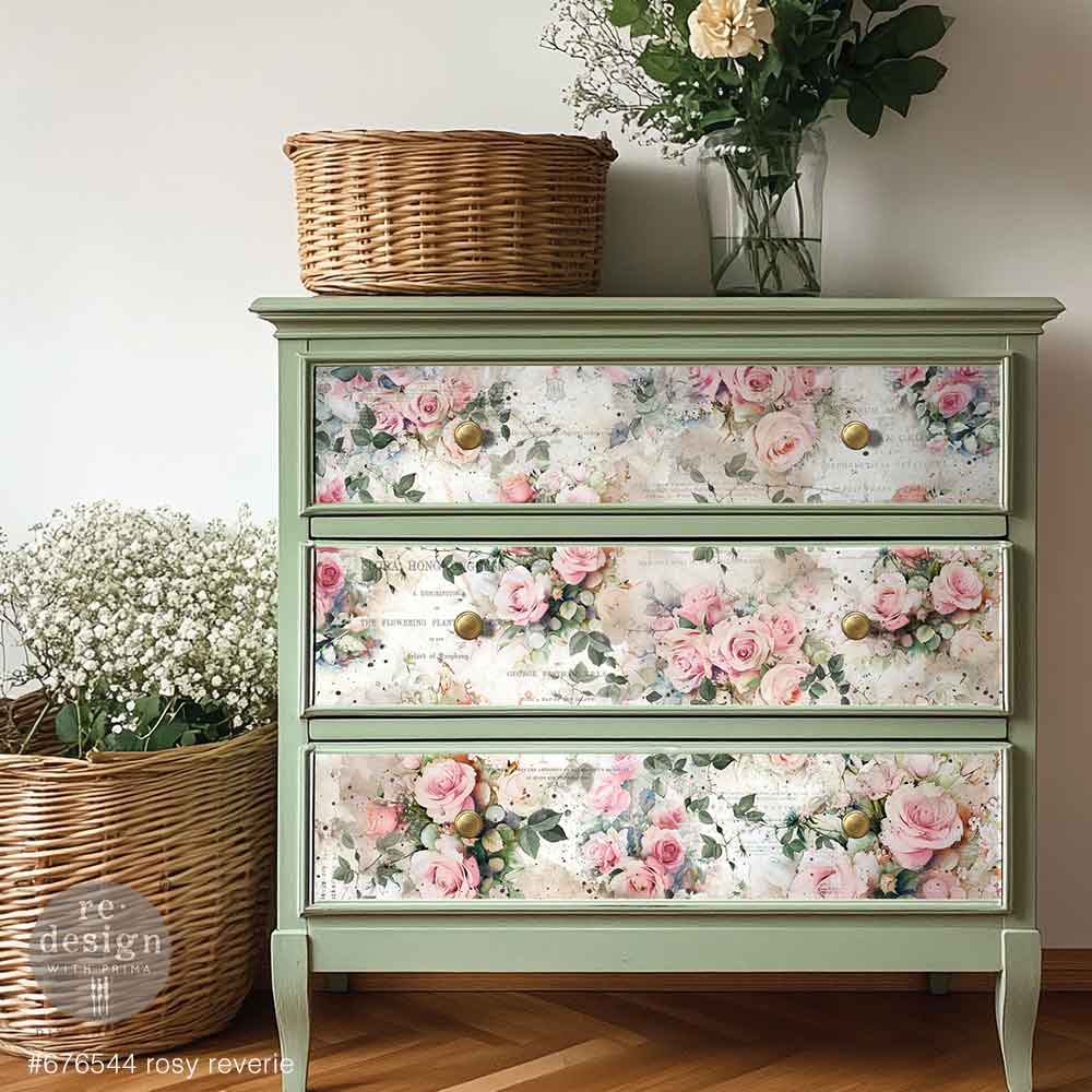 Decoupage Papier | Redesign 2er Set - Rosy Reverie