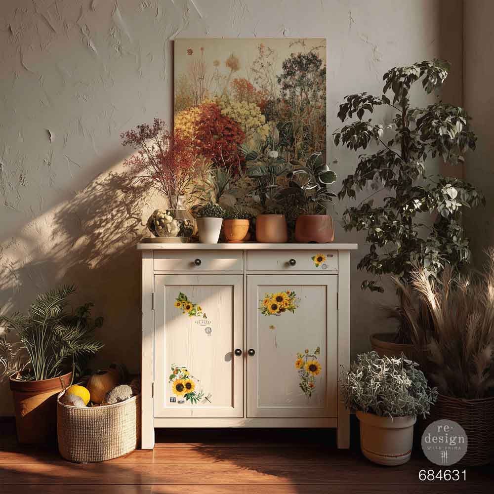 Transferfolien H2O | Redesign Transfer - Rustic Amber Petals
