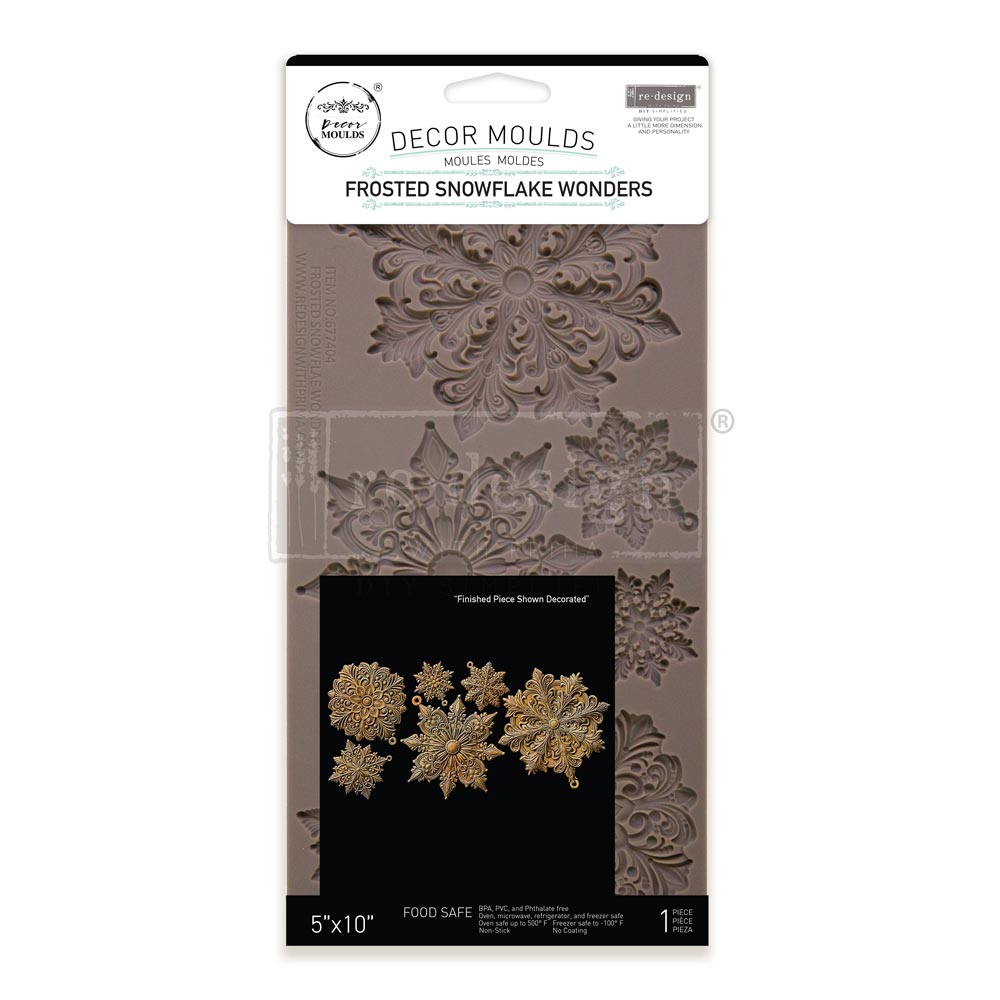 Silikonformen | Redesign - Decor Mould - Frosted Snowflake Wonders
