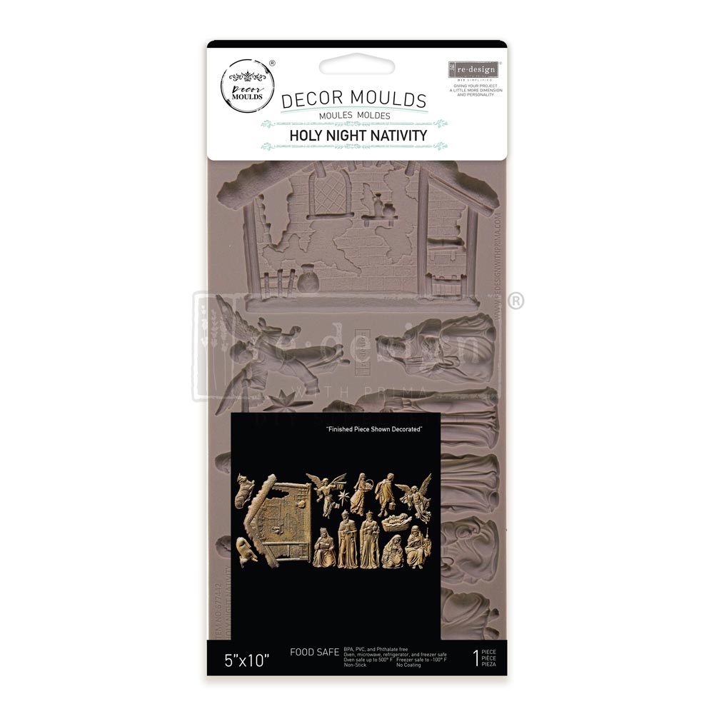 Silikonformen | Redesign - Decor Mould - Holy Night Nativity