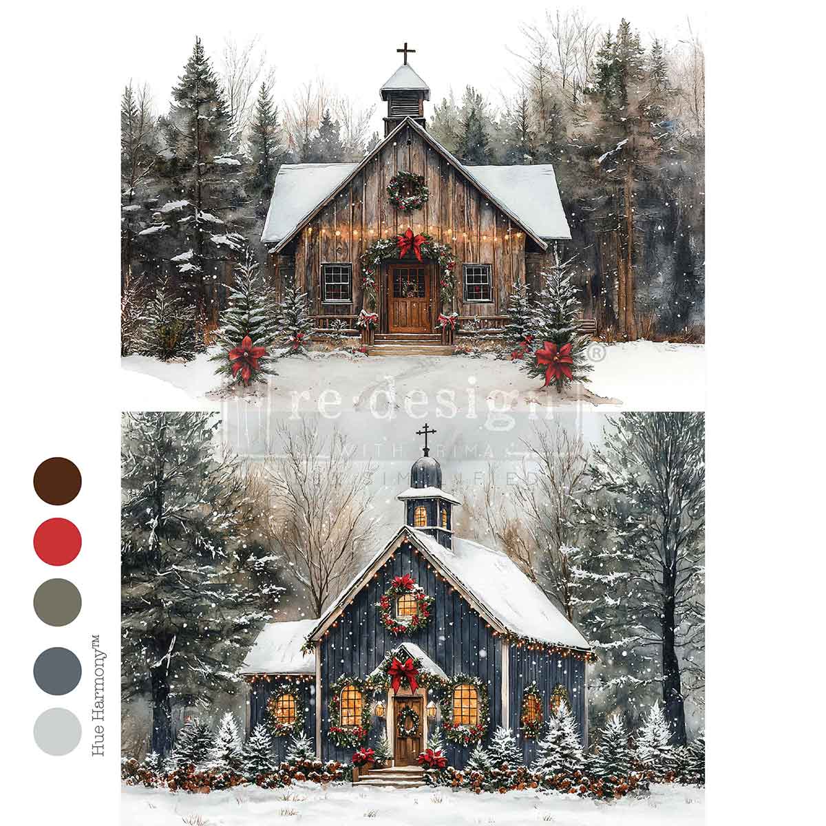 Decoupage Papier | Redesign - Christmas In The Woods - DIN A4