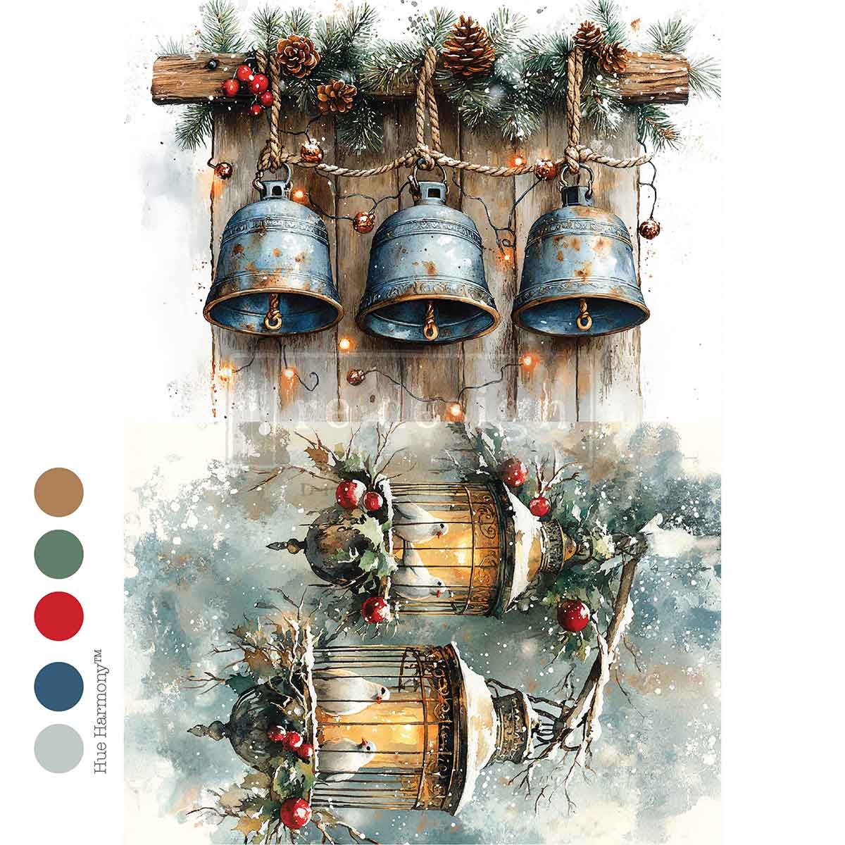 Decoupage Papier | Redesign - Twilight Nesting - DIN A4