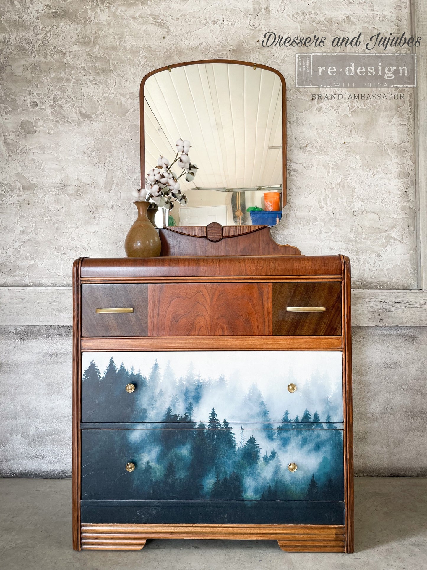 Decoupage Papier | Redesign - Pine Grove Hues - DIN A1