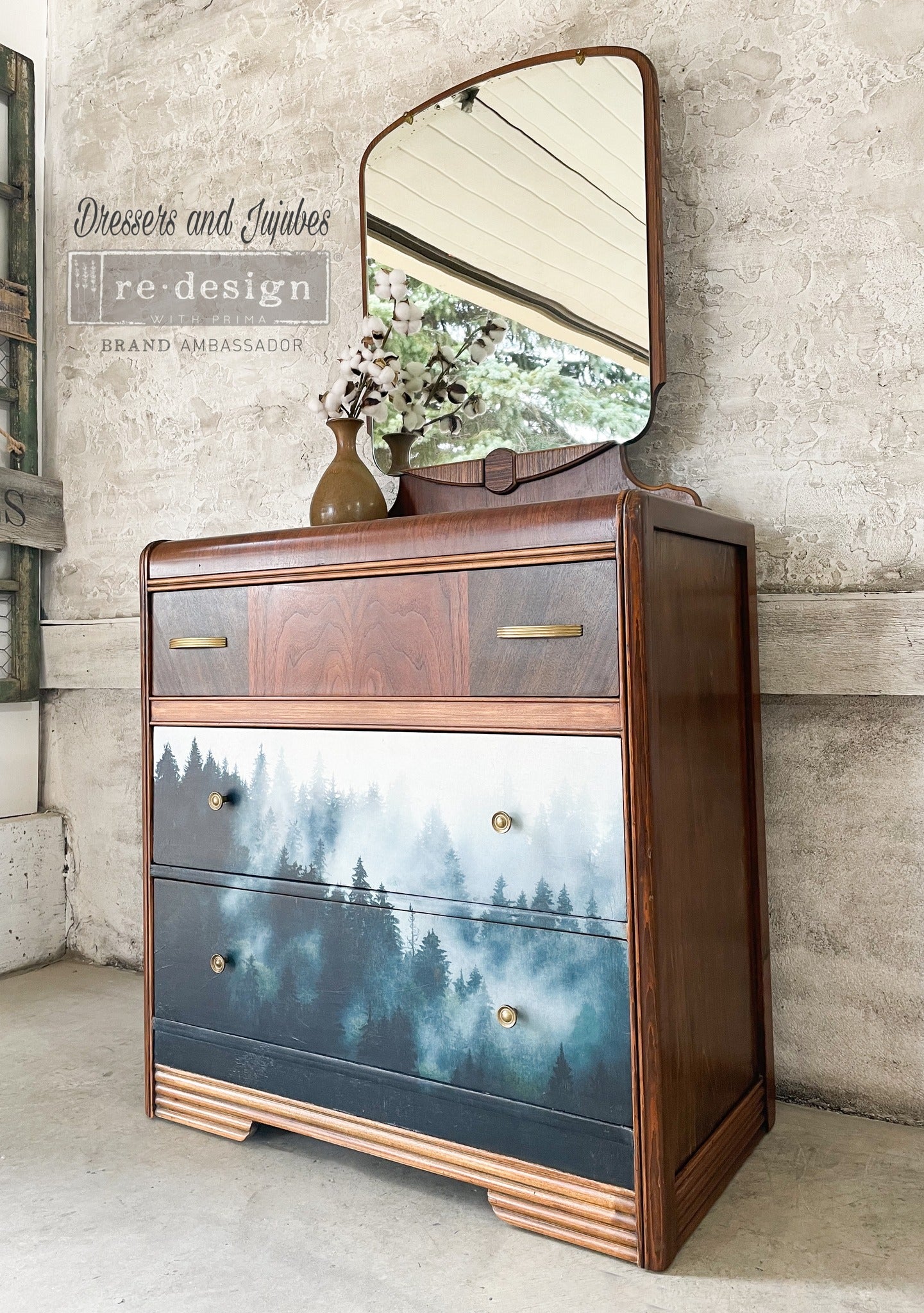 Decoupage Papier | Redesign - Pine Grove Hues - DIN A1