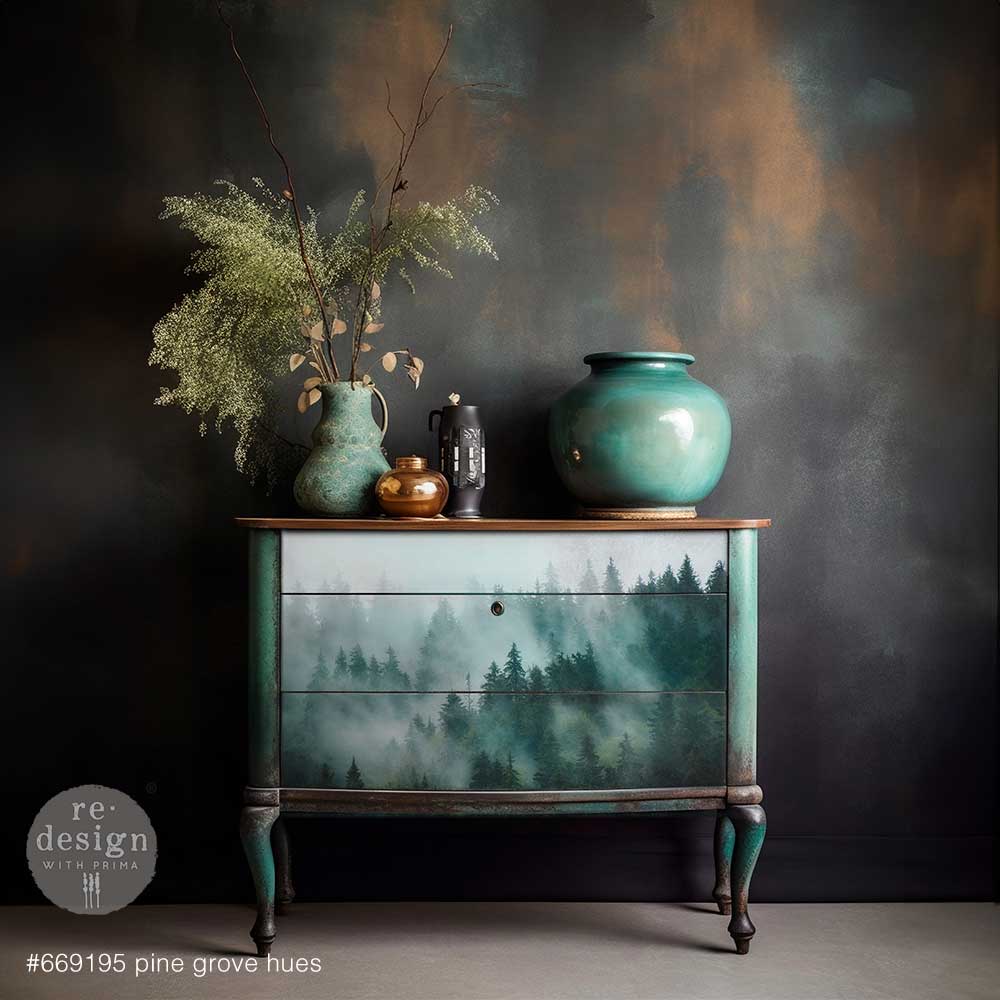 Decoupage Papier | Redesign - Pine Grove Hues - DIN A1
