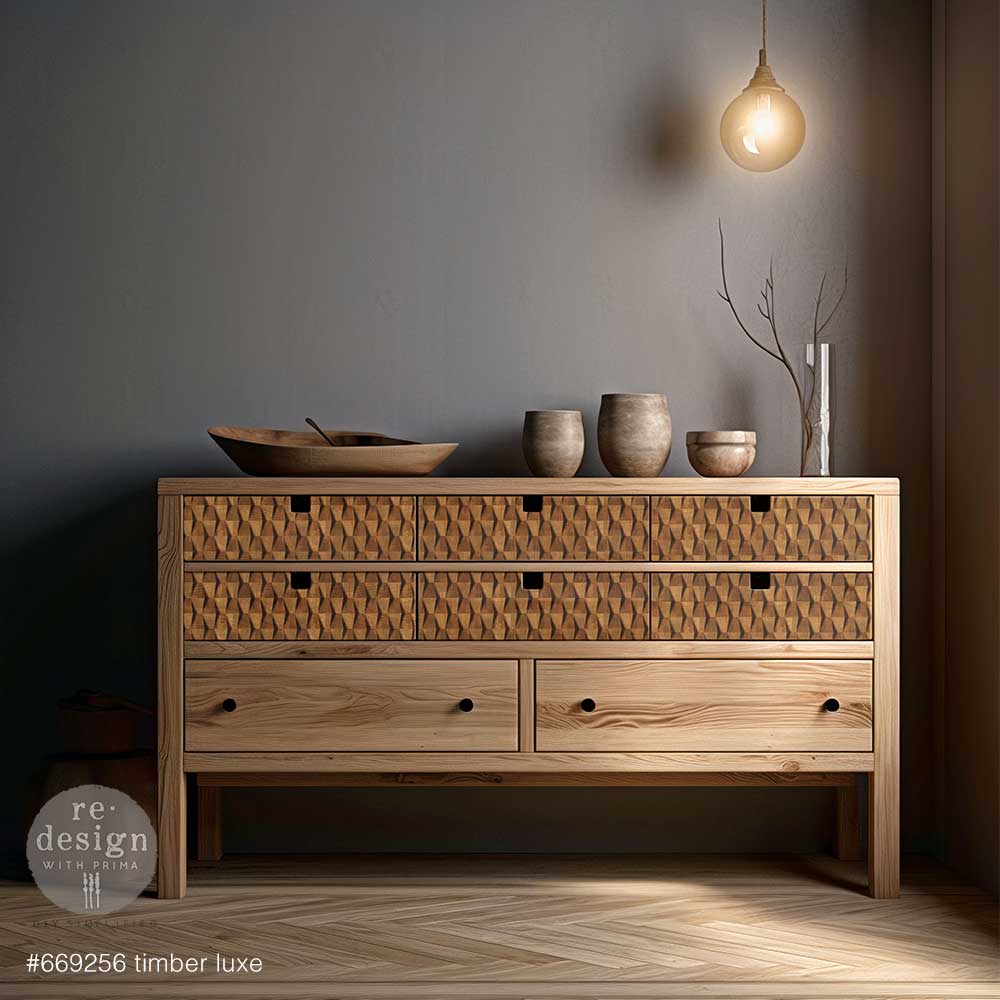 Decoupage Papier | Redesign - Timber Luxe - DIN A1
