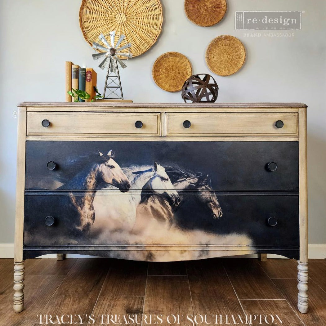 Decoupage Papier | Redesign - Wild Hearts Run Free - DIN A1