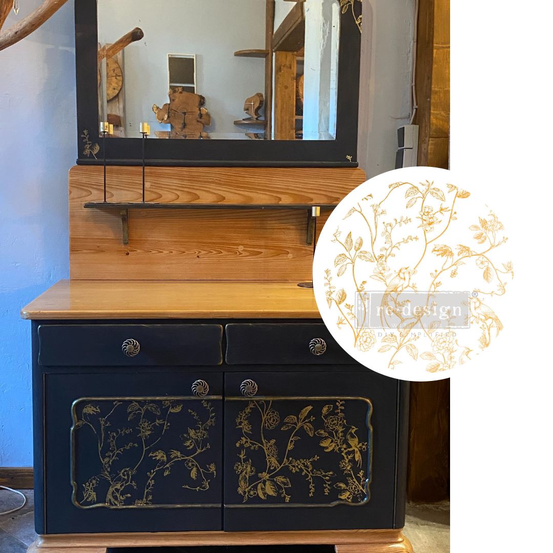 Transferfolien | Redesign Transfer - A Bird Song - Goldfoil Kacha
