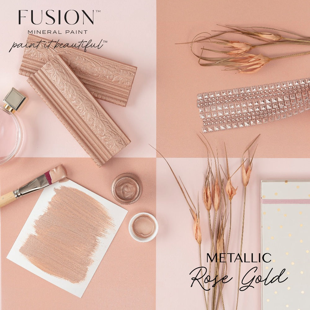 Acrylfarbe | Fusion Mineral Paint - Metallic - Rose Gold