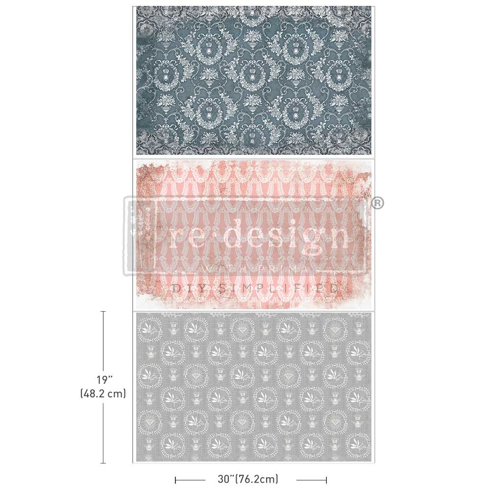 Decoupage Papier | Redesign 3er Set - Delicate Charm