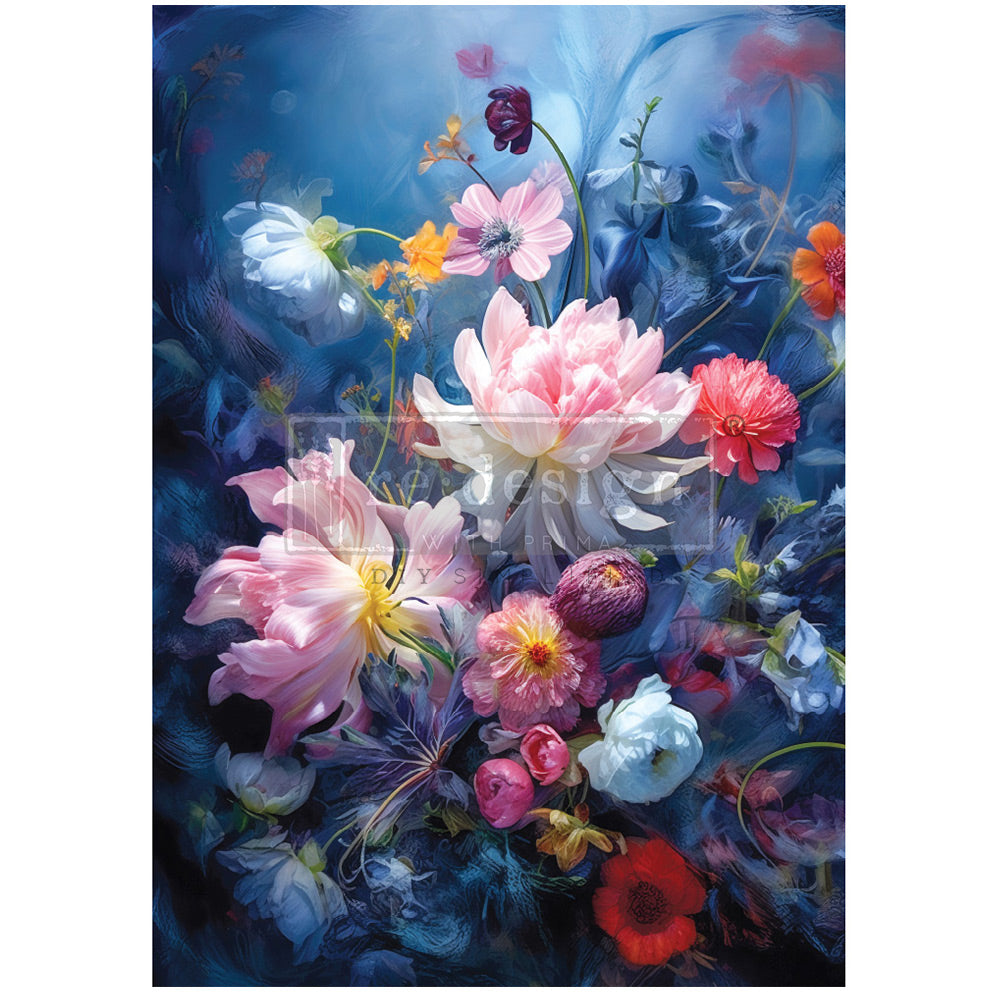 RANKENWERK | Decoupage Papier | Redesign - Eternal Lotus - DIN A1