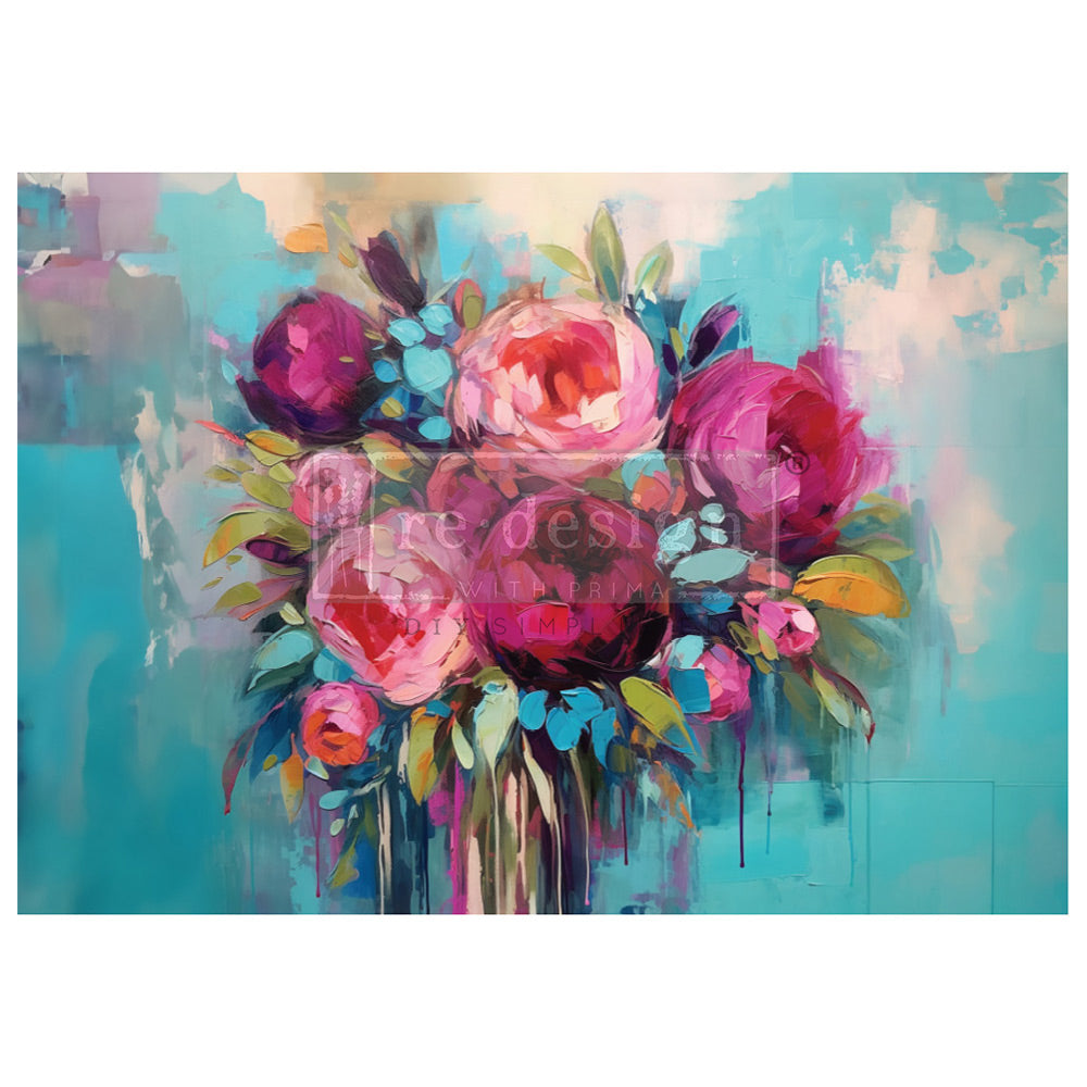 Decoupage Papier | Redesign - Burst Of Color - DIN A1
