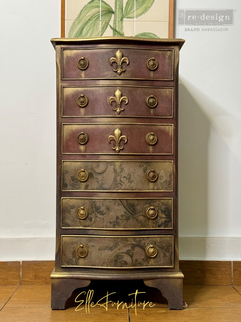 Silikonformen | Redesign - Decor Mould - Fleur De Lis En Or