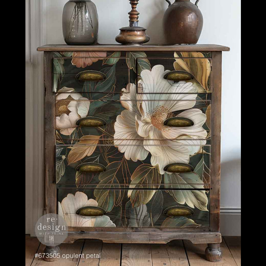 Decoupage Papier | Redesign - Opulent Petal - DIN A1