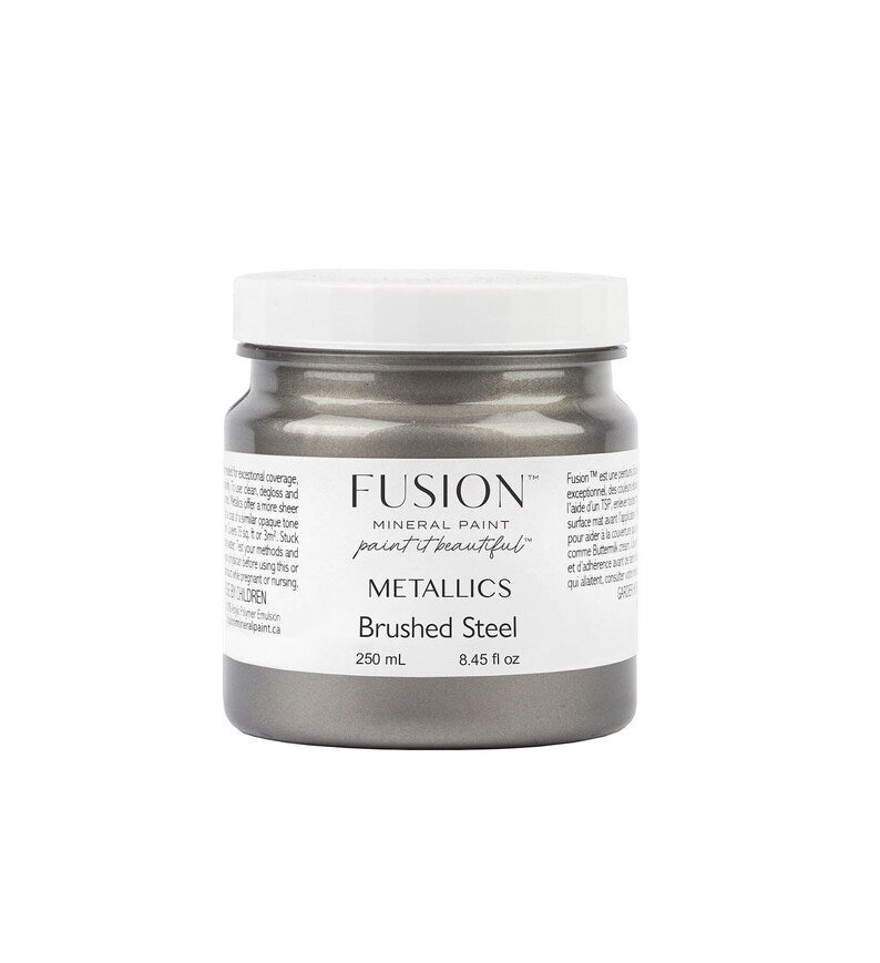 Acrylfarbe | Fusion Mineral Paint - Metallic - Brushed Steel