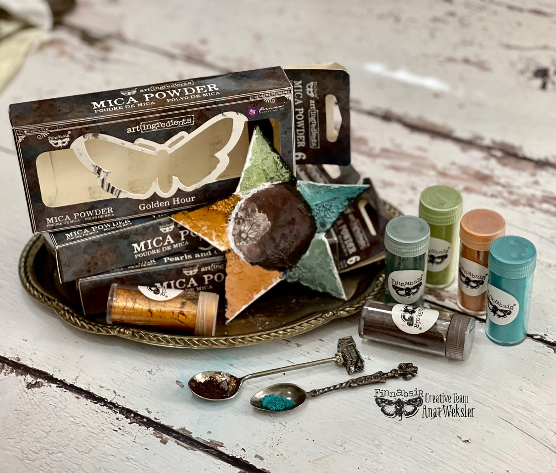 Pigmente | Finnabair - Mica Powder Set - Golden Hour