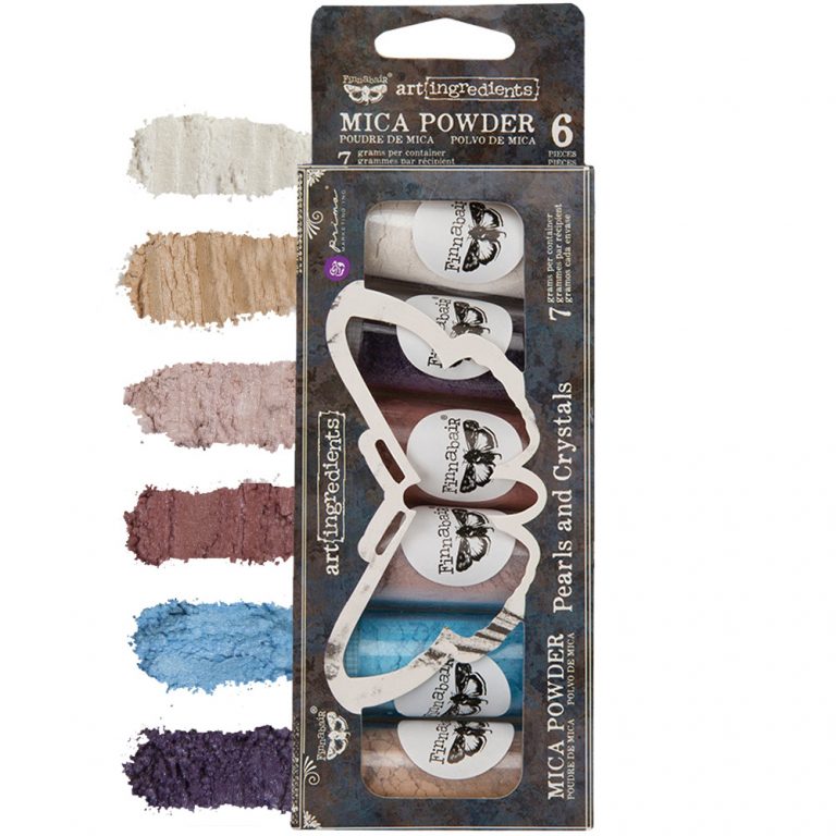 Pigmente | Finnabair - Mica Powder Set - Pearls and Crystals