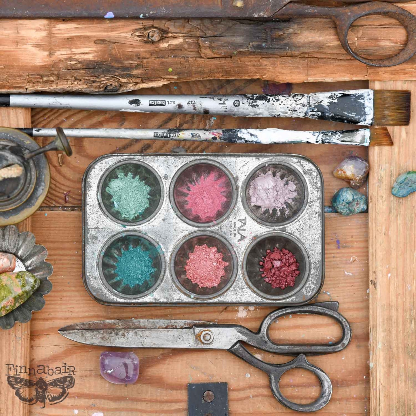 Pigmente | Finnabair - Mica Powder Set - Vintage Roses