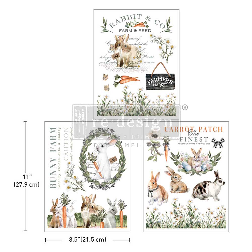 Transferfolien | Redesign Transfer - Blossom Bunnies