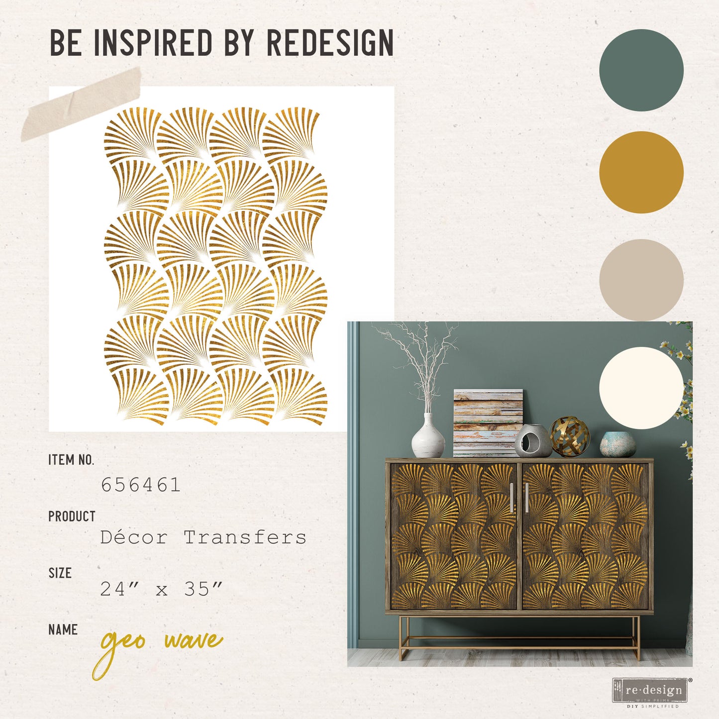 Transferfolien | Redesign Transfer - Geo Wave