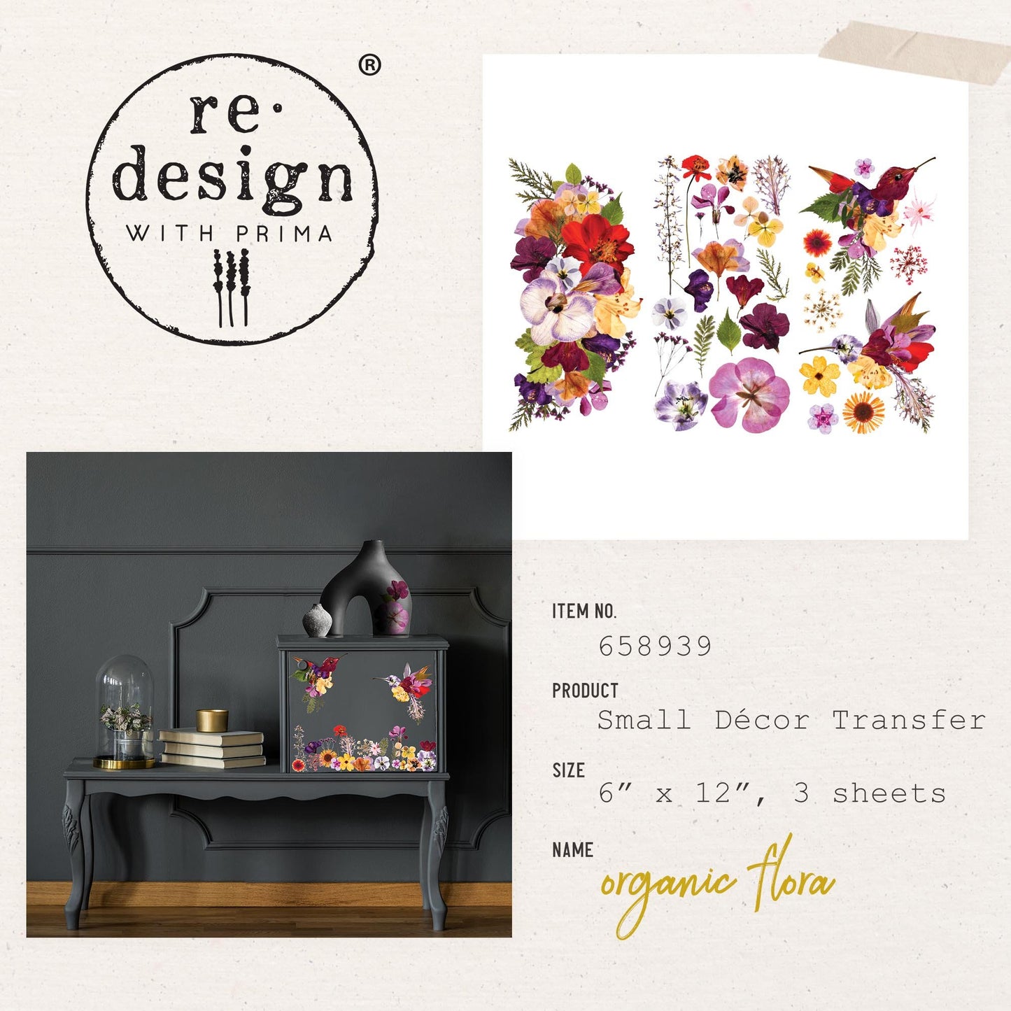 Transferfolien | Redesign Transfer - Organic Floral
