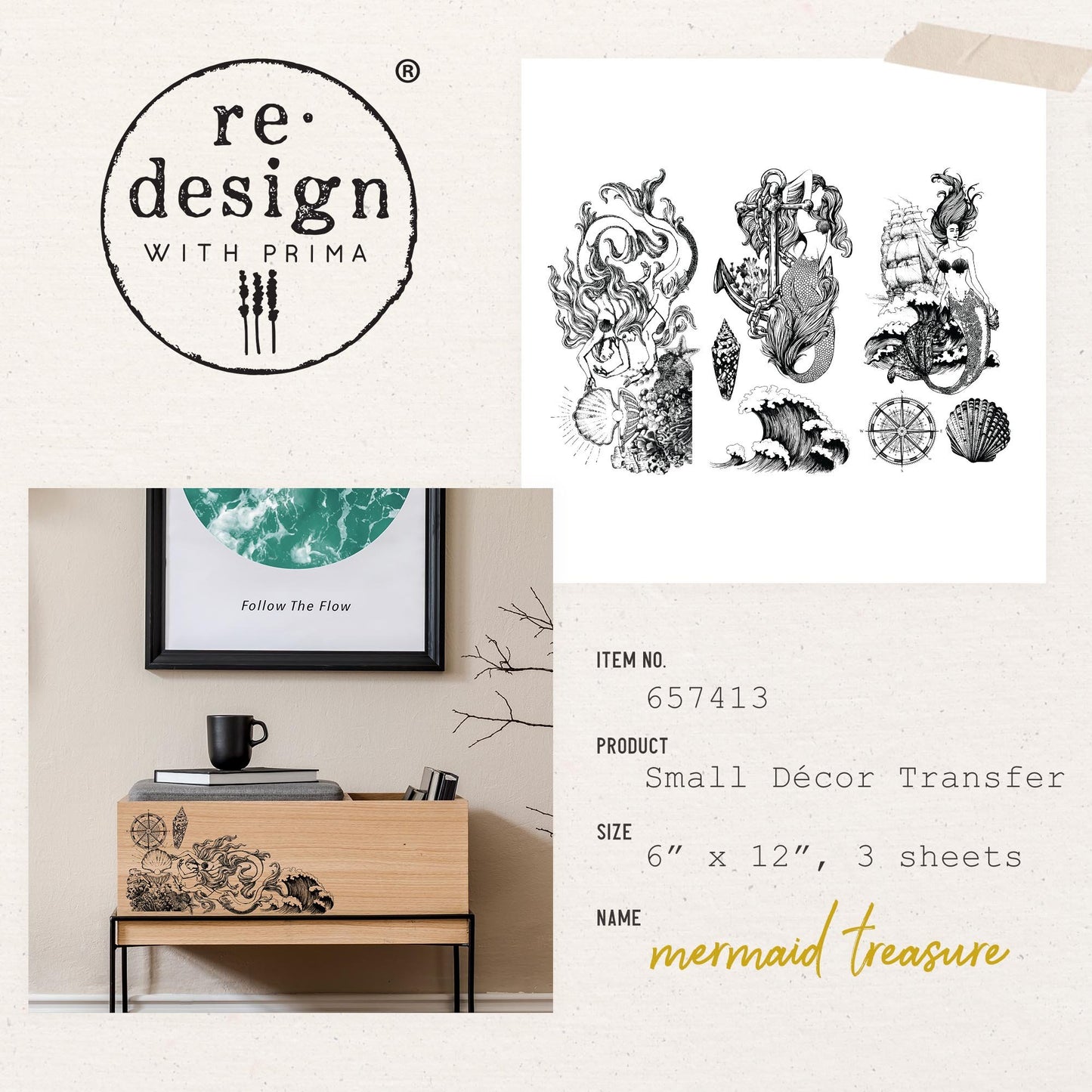 Transferfolien | Redesign Transfer - Mermaid Treasure
