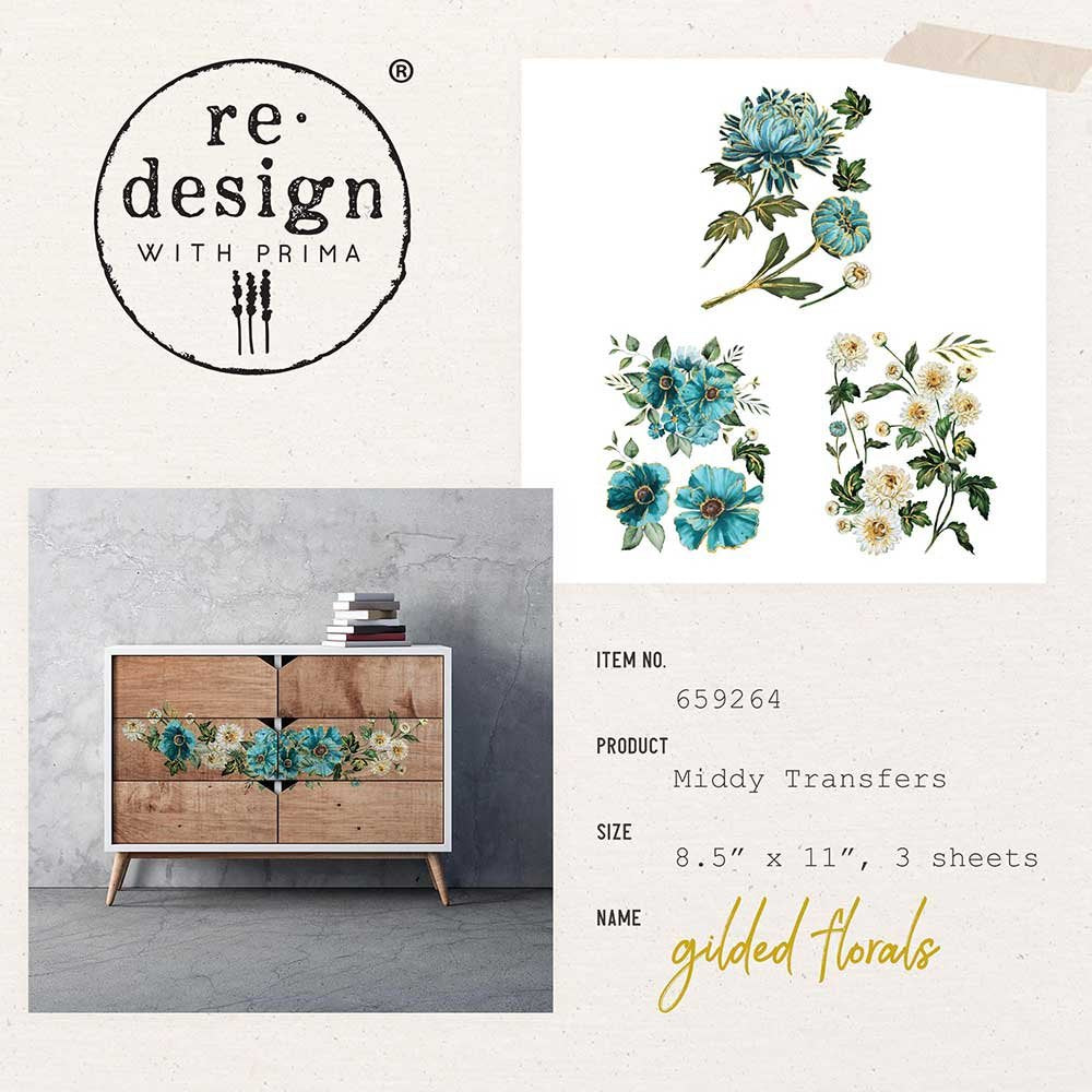 Transferfolien | Redesign Transfer - Gilded Floral