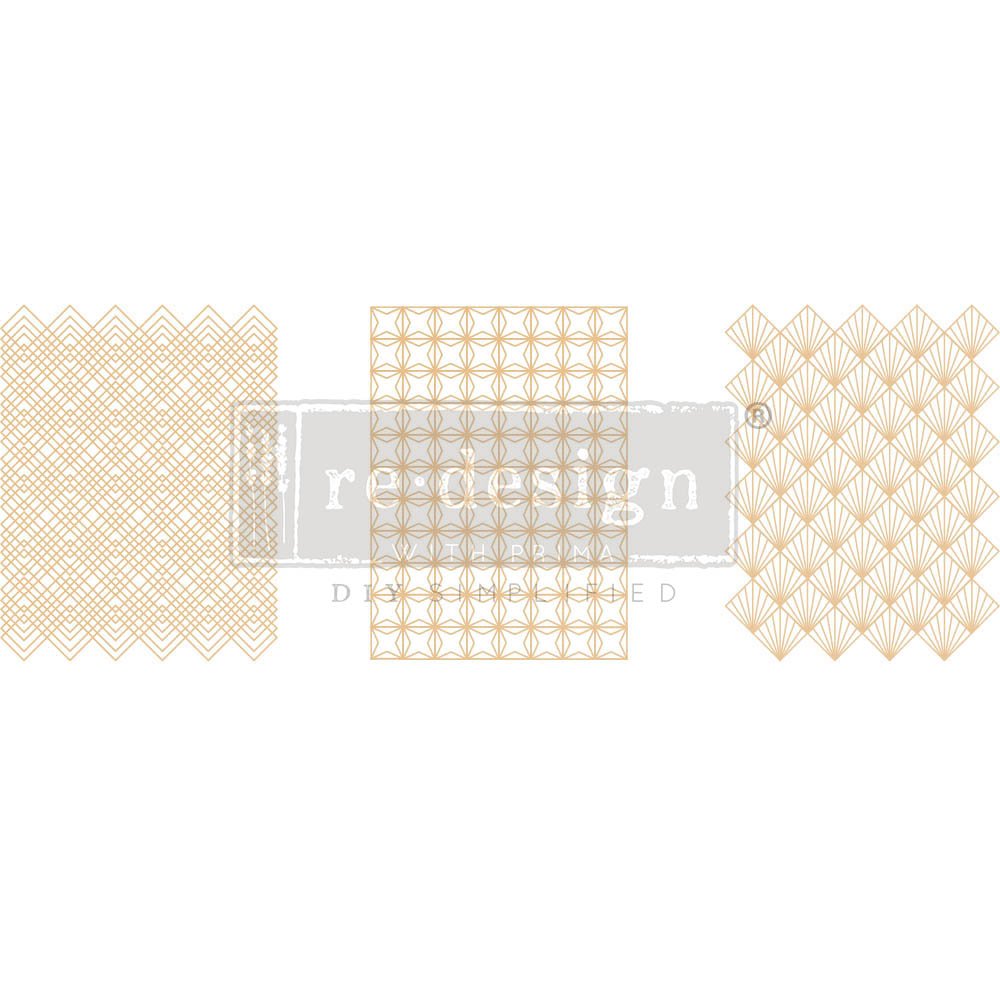 Transferfolien | Redesign Transfer - Golden Art Deco