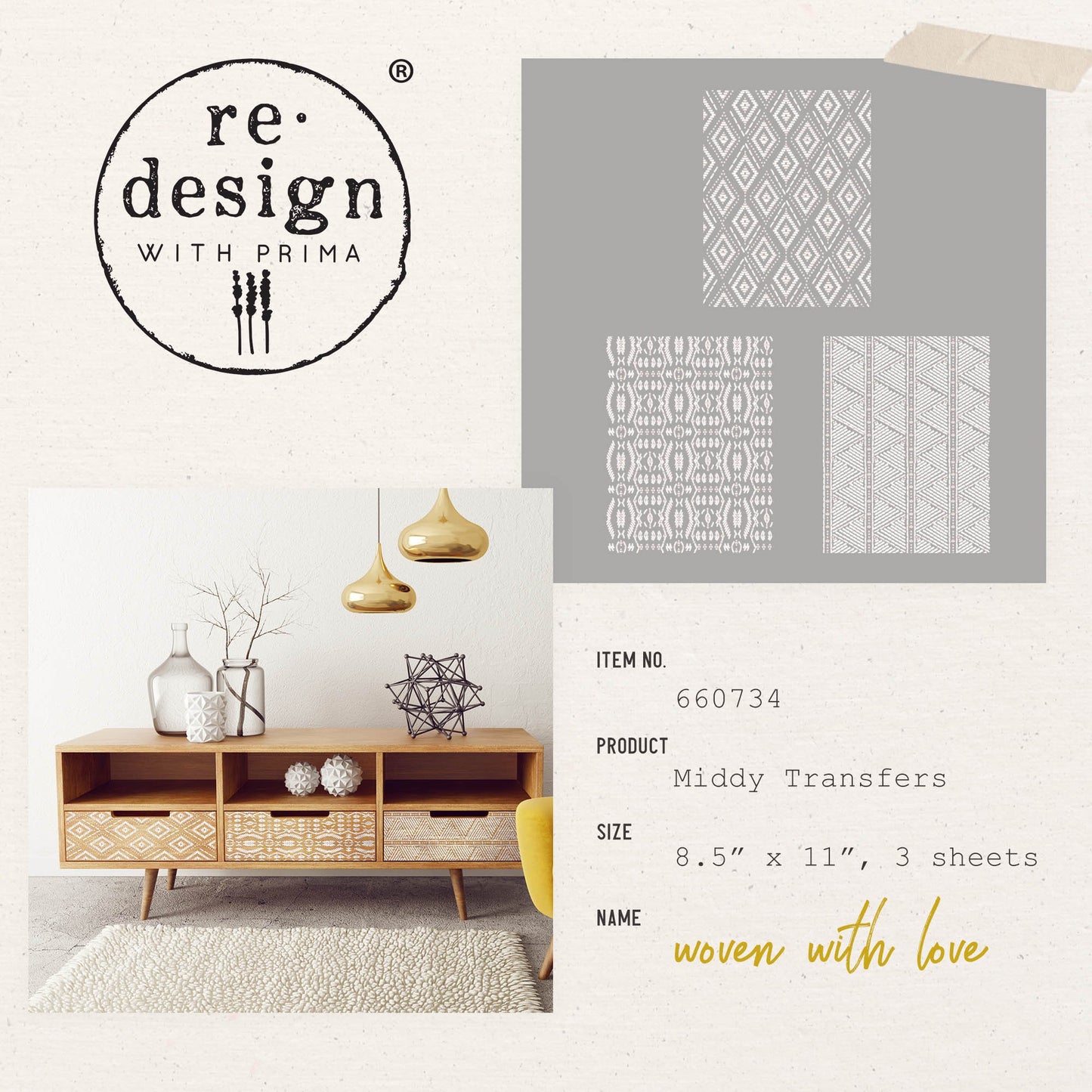 Transferfolien | Redesign Transfer - Woven With Love