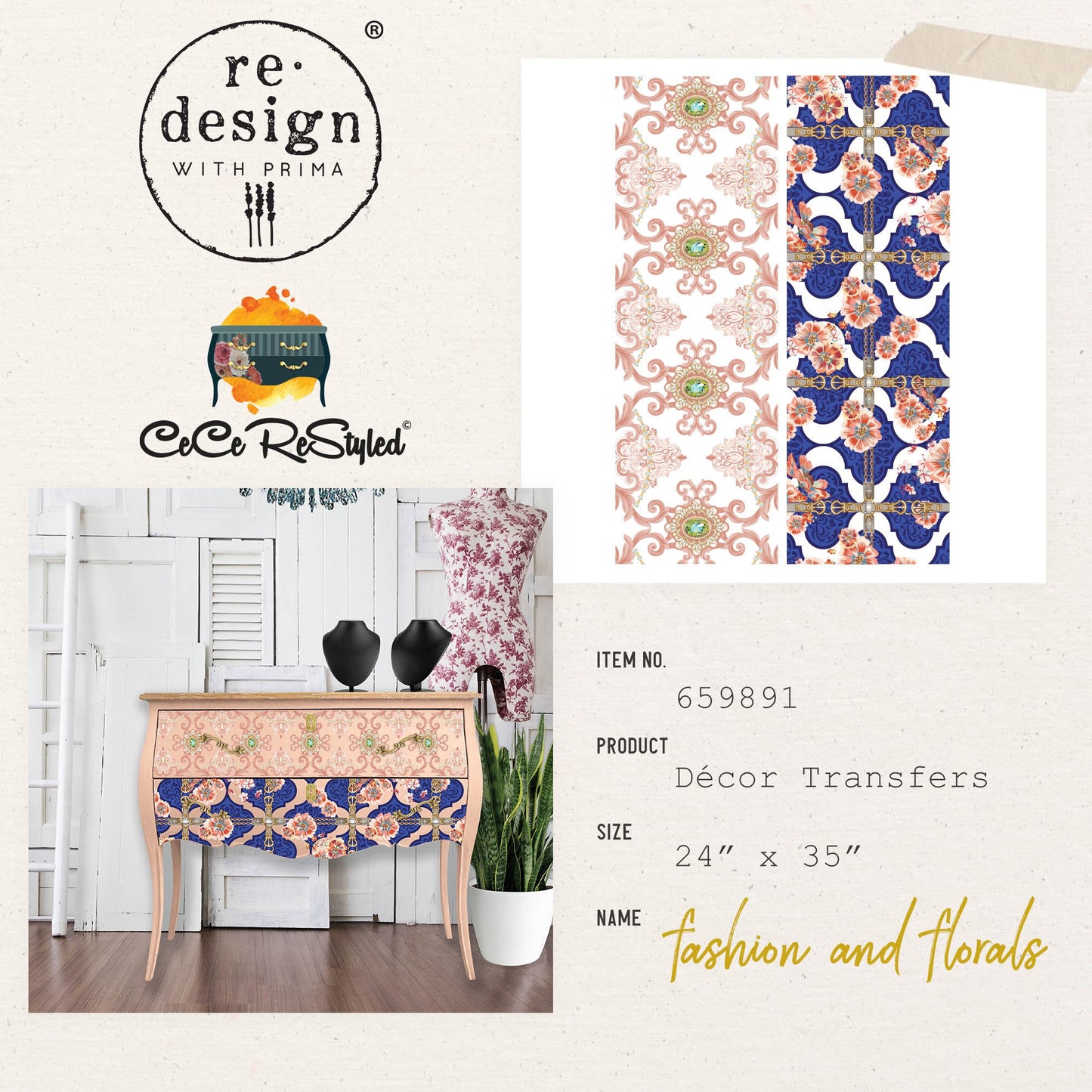 Transferfolien | Redesign Transfer - Fashion & Florals